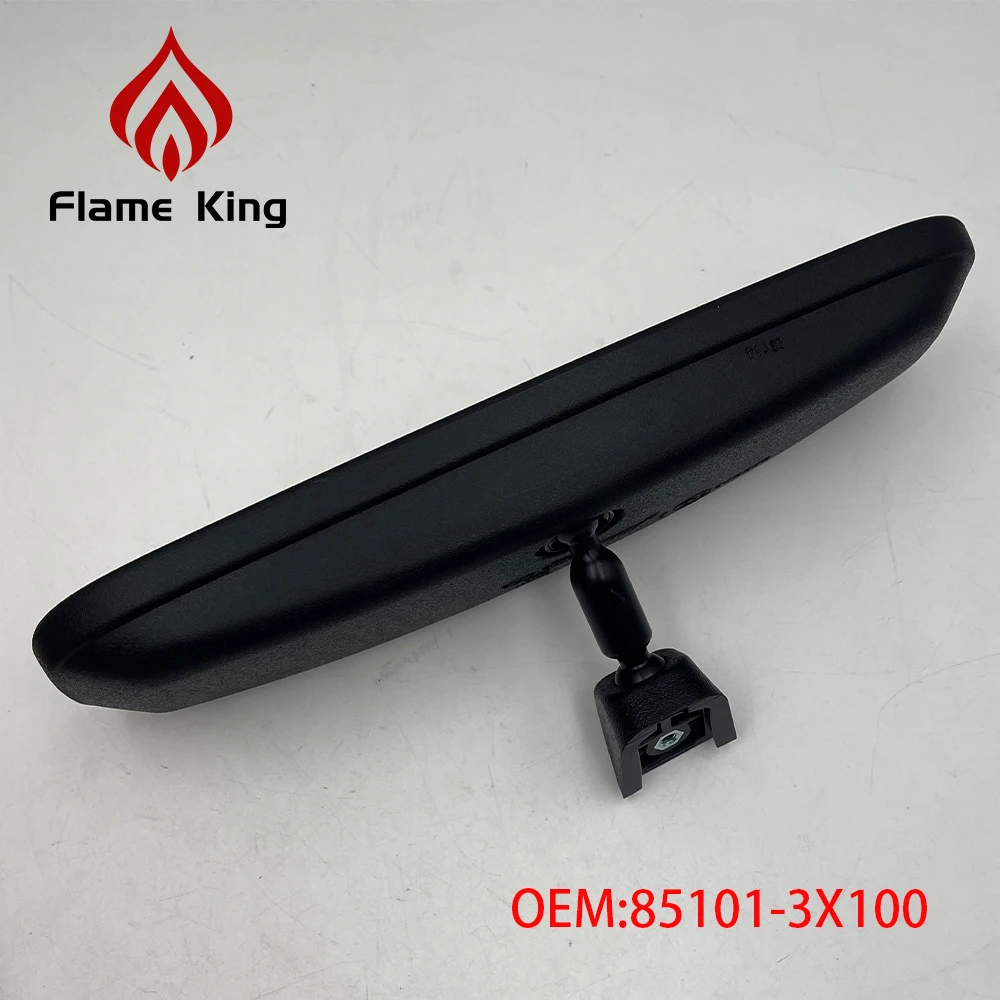 Flame king-espejo retrovisor interno para coche, accesorio de cristal HD para Hyundai, Kia 2011-2022, 851013X100, 85101-3X100, con piezas de hebilla