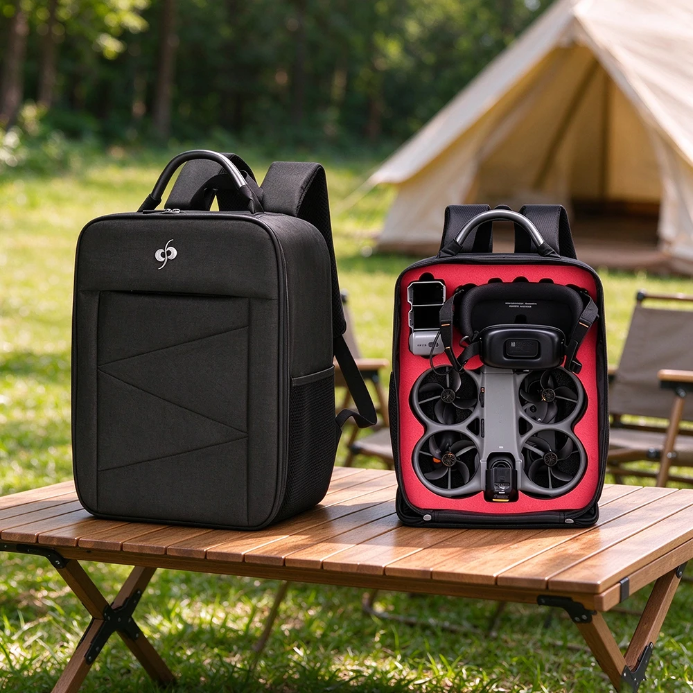 For DJI Avata FPV Drone Large Capacity Backpack Shock-resistant Drop-proof Durable Storage Bag Drone Travel Carry Backpack
