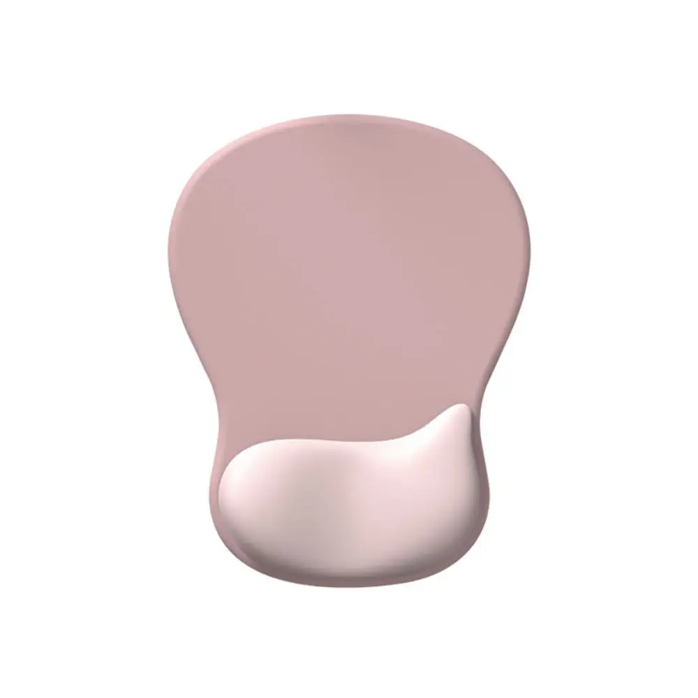 Gradient Color Non-Slip Wrist Rest Mouse Pad Soft Comfortable Ergonomic Mouse Pad With Wrist Support PU Base Mouse Mat Game