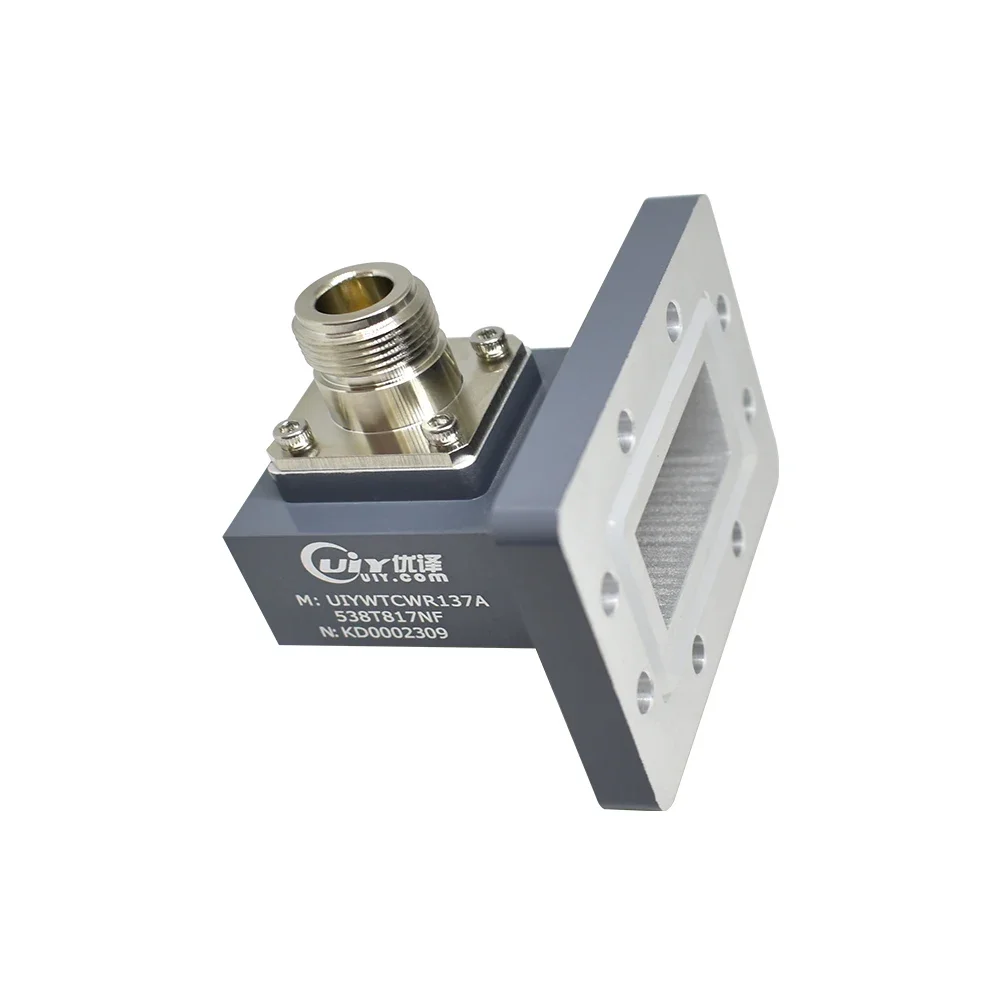 5.38~8.17GHz WR137 C Band RF Waveguide to Coaxial Adapter