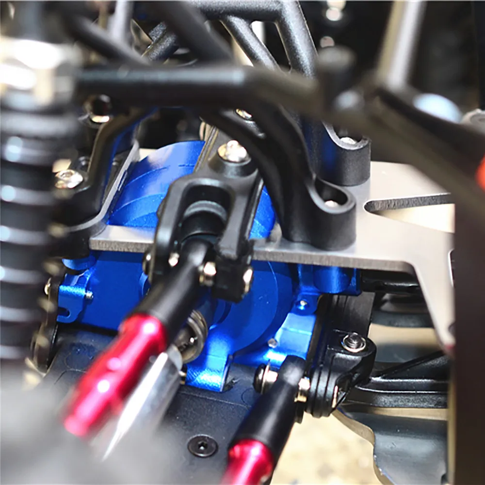 アルミ合金フロントギアボックスケース Losi 1/10 BAJA REY および ROCK REY RC カーアップグレードスペアパーツアクセサリー用