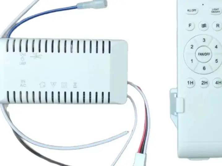 B79A Ceiling Fan Light Remote Control With Tri Color Dimming Timer Function For 160-265V AC Wireless Receiver Kit