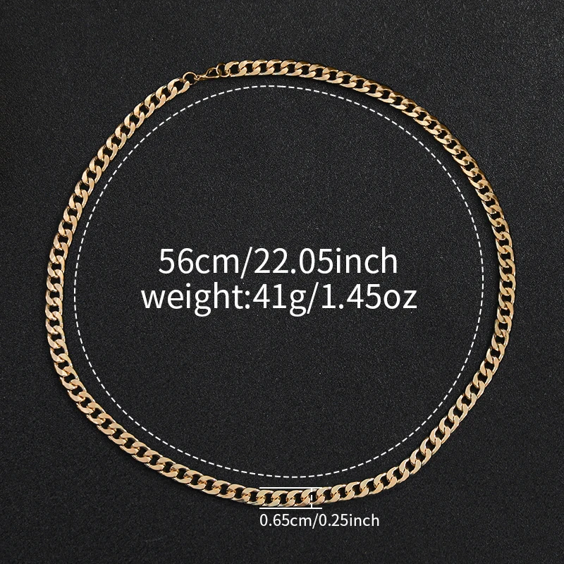 2Pcs/set Fashion Men\'s Business Dress Analog Quartz Watch with Necklace(Without Box)