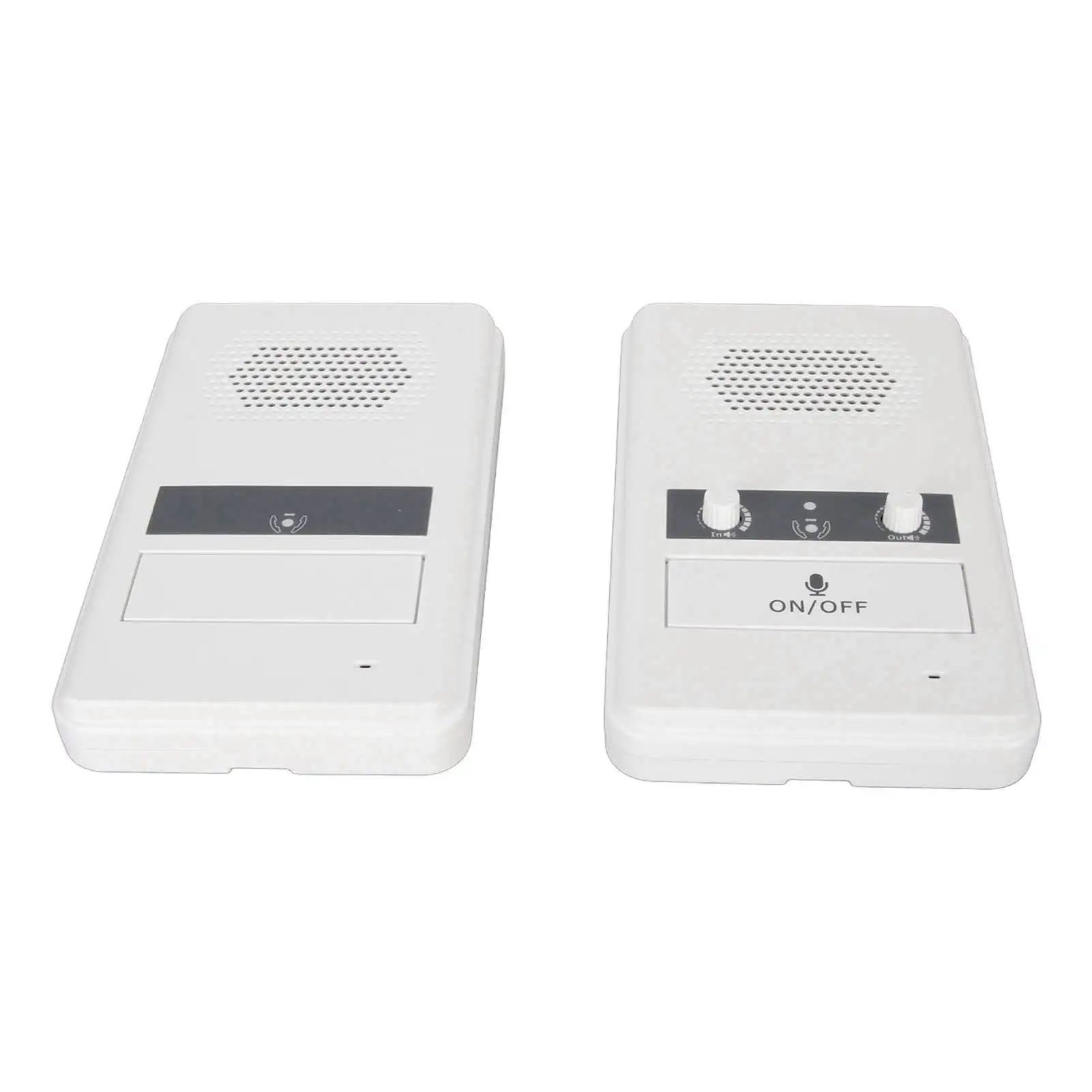 Sistema de intercomunicación bidireccional para ventana, micrófono sensible ABS, altavoz para ventana, intercomunicador automático con enchufe estadounidense, 100-240V, fácil Control para estación