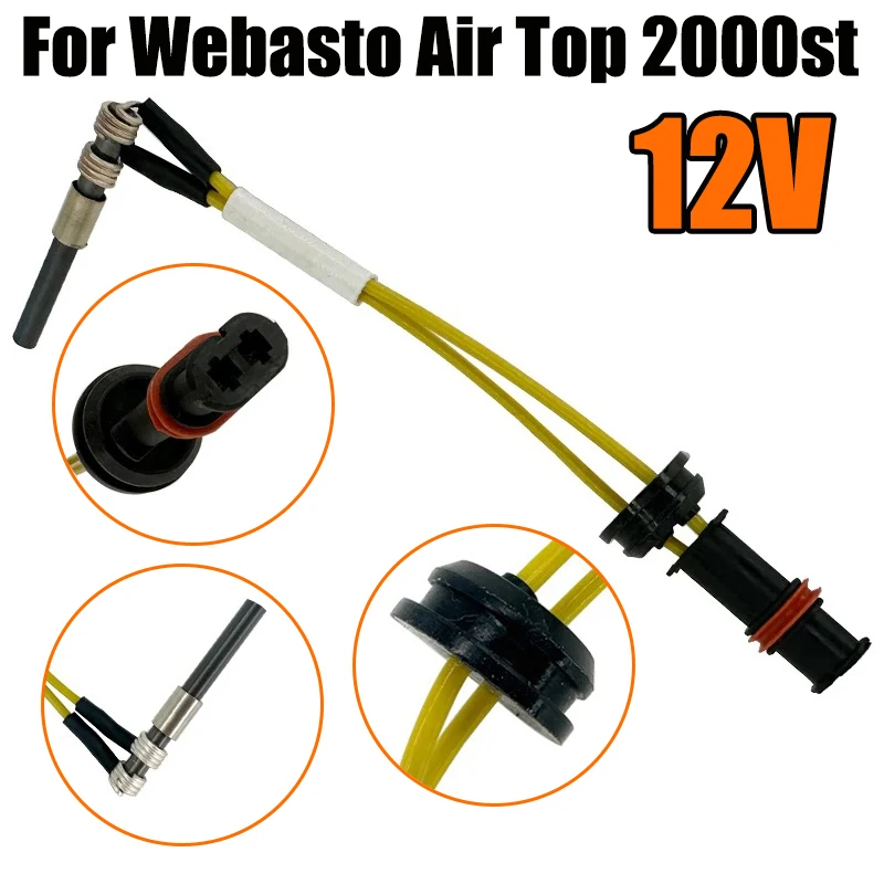 

9005086A 12V Car Diesel Parking Heater Ceramic Glow Plug For Webasto Air top 2000ST High Performance Heater Replacement 9005086A
