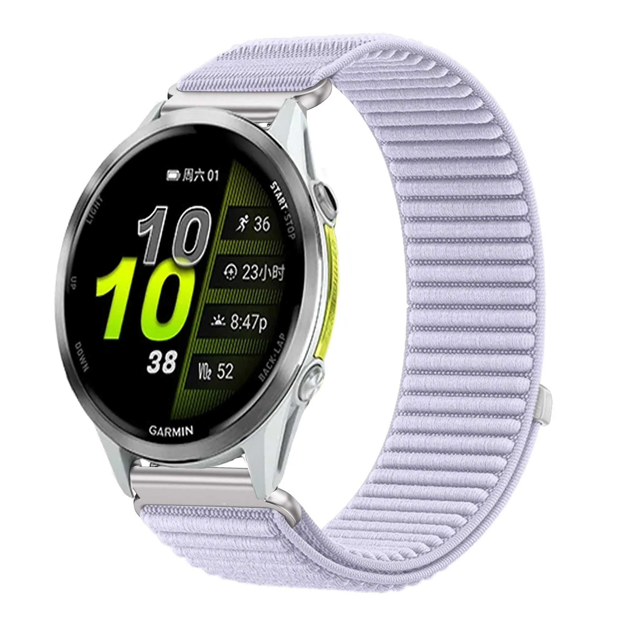 18mm 20mm 22mm Nylon Loopband voor Garmin Forerunner 970 570 Venu 4 45mm 41mm Venu 3 Wave Polsband Garmin Active 6 Accessoires