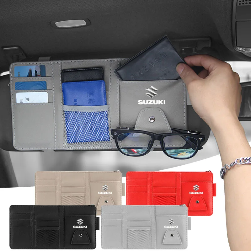 

Car Sun Visor Point Type Multi-function Storage Bag Caps for Suzuki Jimmy VITARA SX4 DZire IGNIS Alto Spacia Wheel Center Caps