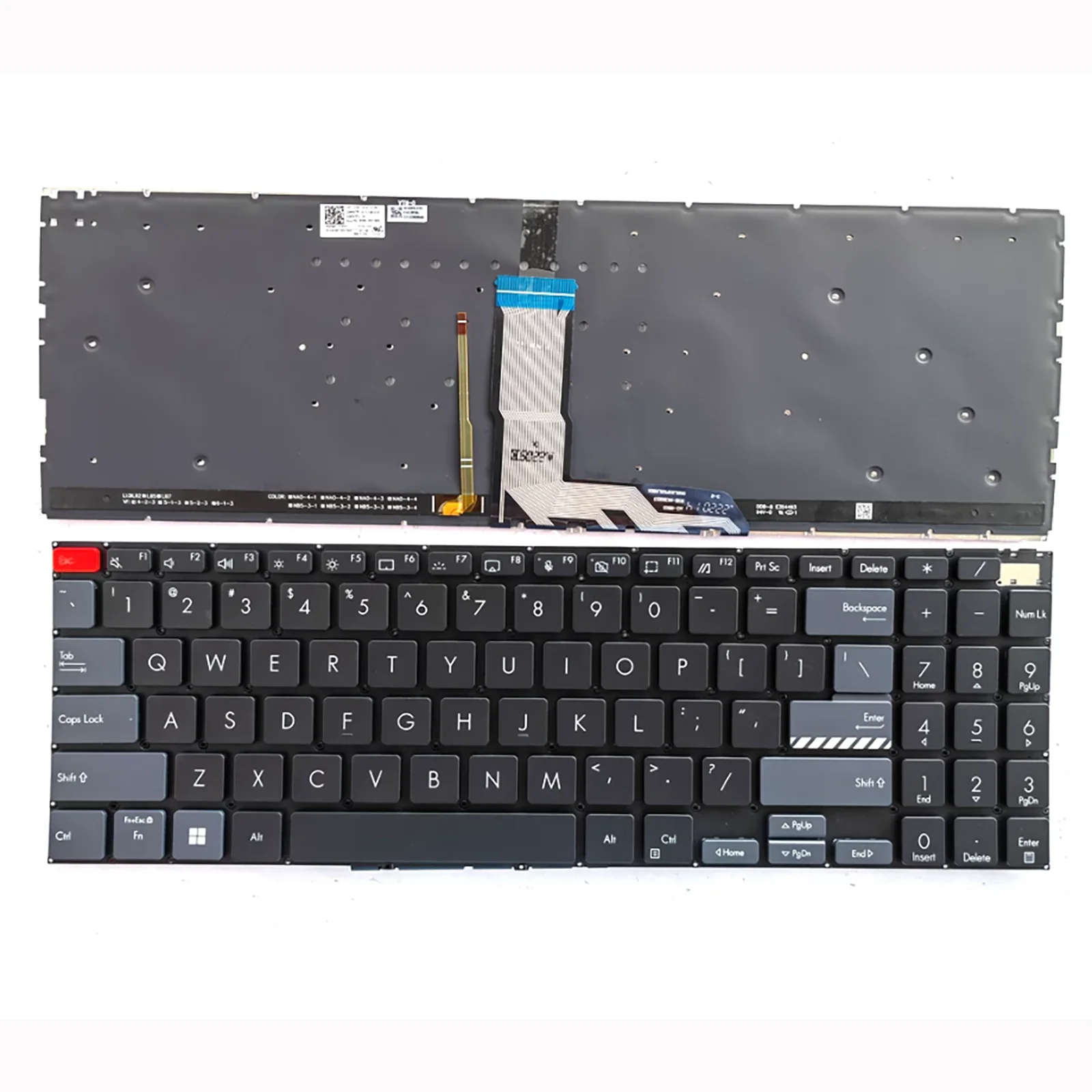 US Layout for ASUS Pro 16X M7600 M6500/Q K3500/P X3500/PH X7600 Laptop Keyboard