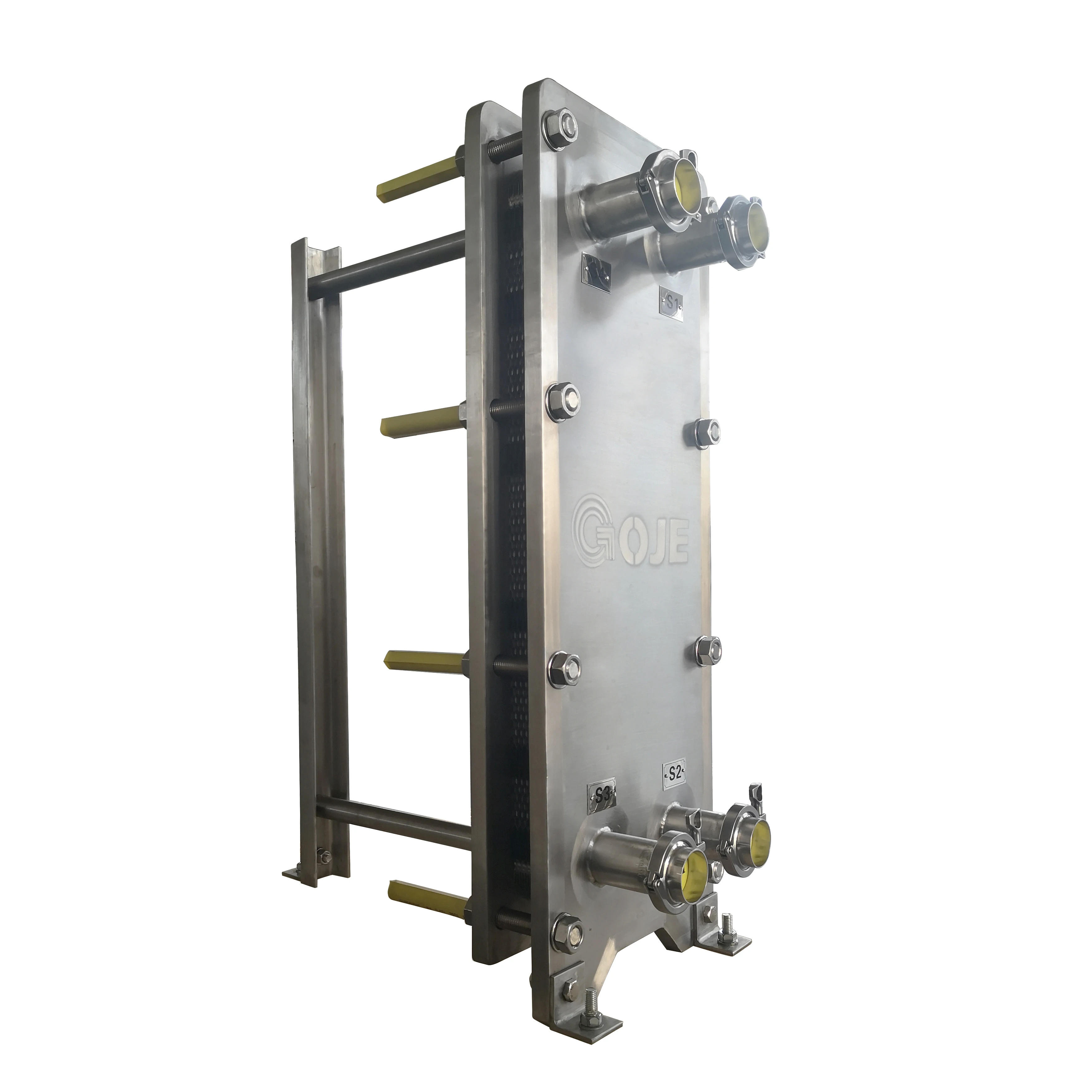 High Quality Milk Pasteurization Plate Heat Exchanger Food Grade Plate Heat Exchanger Customized