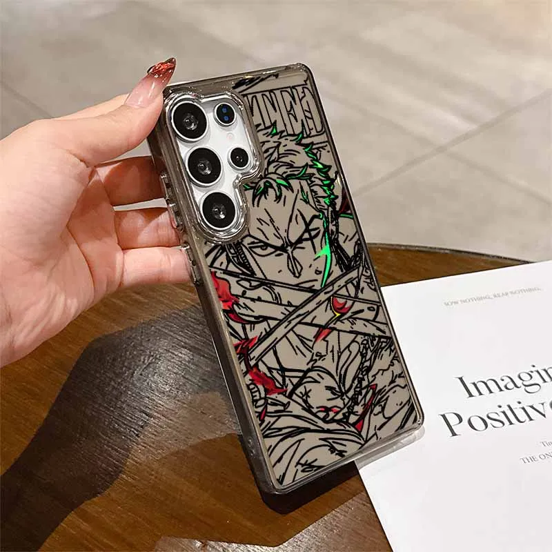 O-Ones Pieces Neue Produkte für Samsung S26 S25 EDGE S24 S23 S22 S21 S20 FE Ultra Plus Transparente Weiche Silikon-Handyhülle