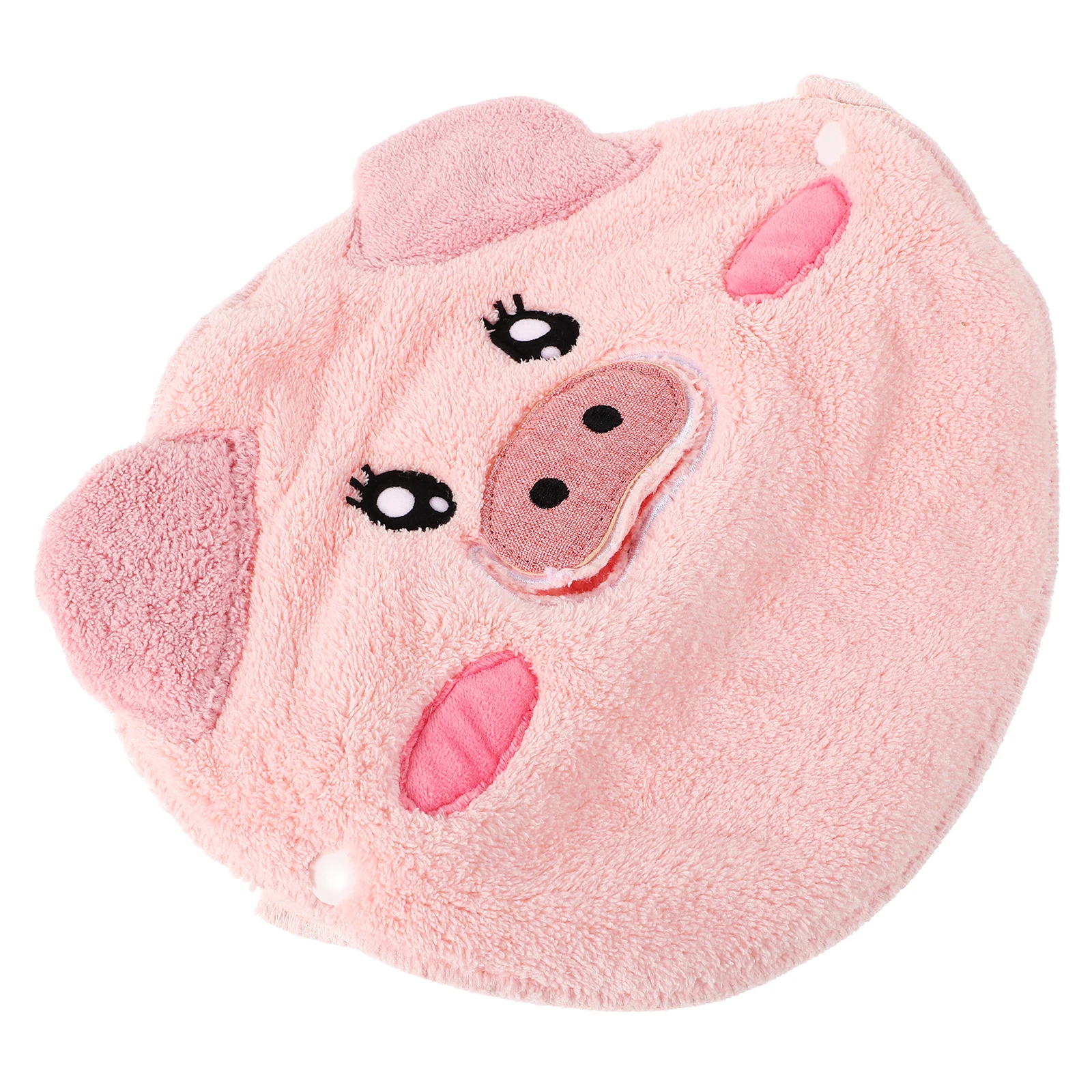 

Facial Hot Compress Towel Steam Mask Reusable Kids Girls Women Spa Pore Cleansing Cartoon Pig Coral Fleece Face Mask