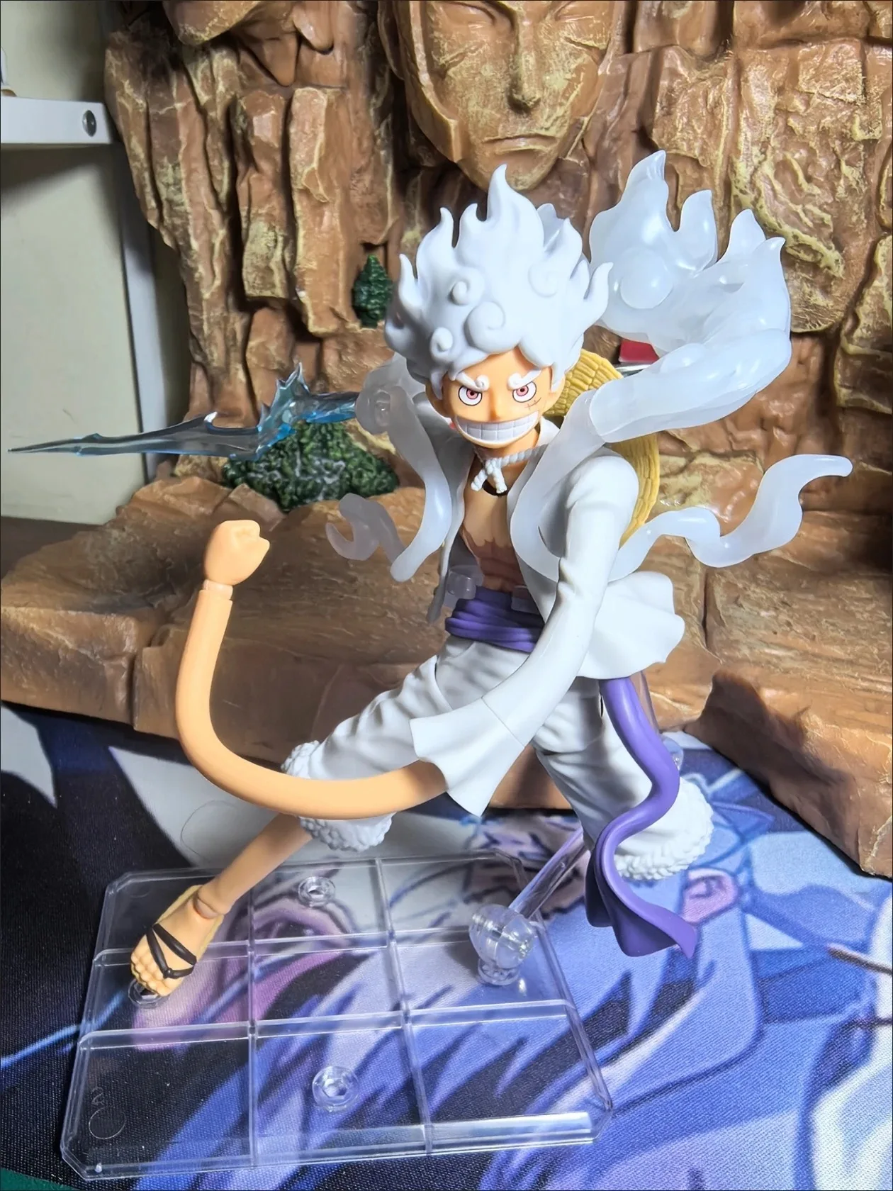 

Original BANDAI S.H.Figuarts One Piece Anime Monkey D Luffy Gear 5 Sun God NIKA PVC Action Figure Model Collection Toy Gifts