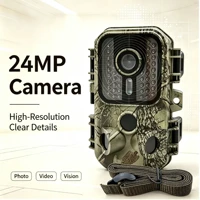 Suntekcam 2.5K Hunting Trail Camera 24MP Infrared Night Vision Motion Activated Deer Scouting Wildlife Tracking Security