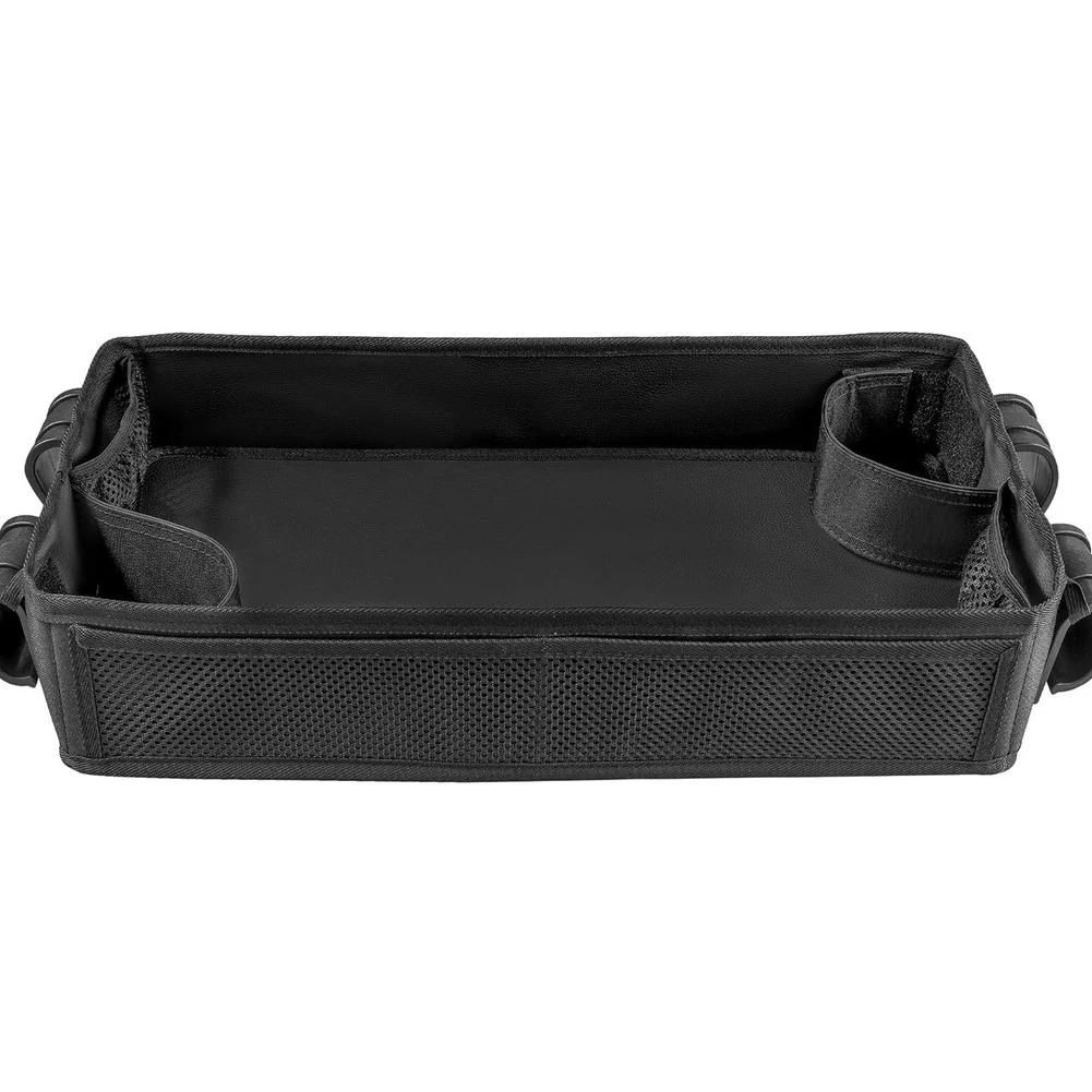 For WFor Onderfold Baby Stroller Tray - FunctiFor Onal Snack and Beverage Platform - 50x22x7.5cm Black For Unit