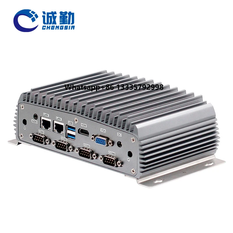 

Cheap Industrial PC J1900 J4125 Core I3 I5 I7 N5000 N4200 Dual Lan 6*Com Embedded Computer Case DC9-36V Fanless Mini Pc