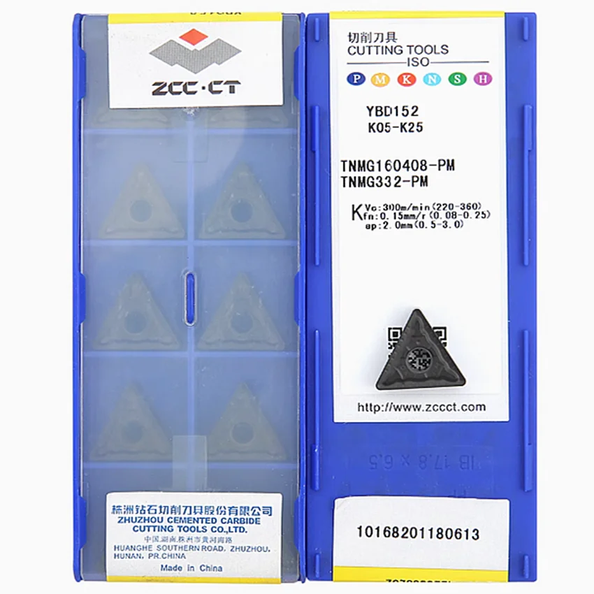 

TNMG160408-PM YBD152/TNMG160408-PM YBD102/TNMG160408-PM YBD252/TNMG160408-PM YBD052 ZCC.CT CNC carbide inserts turning tools