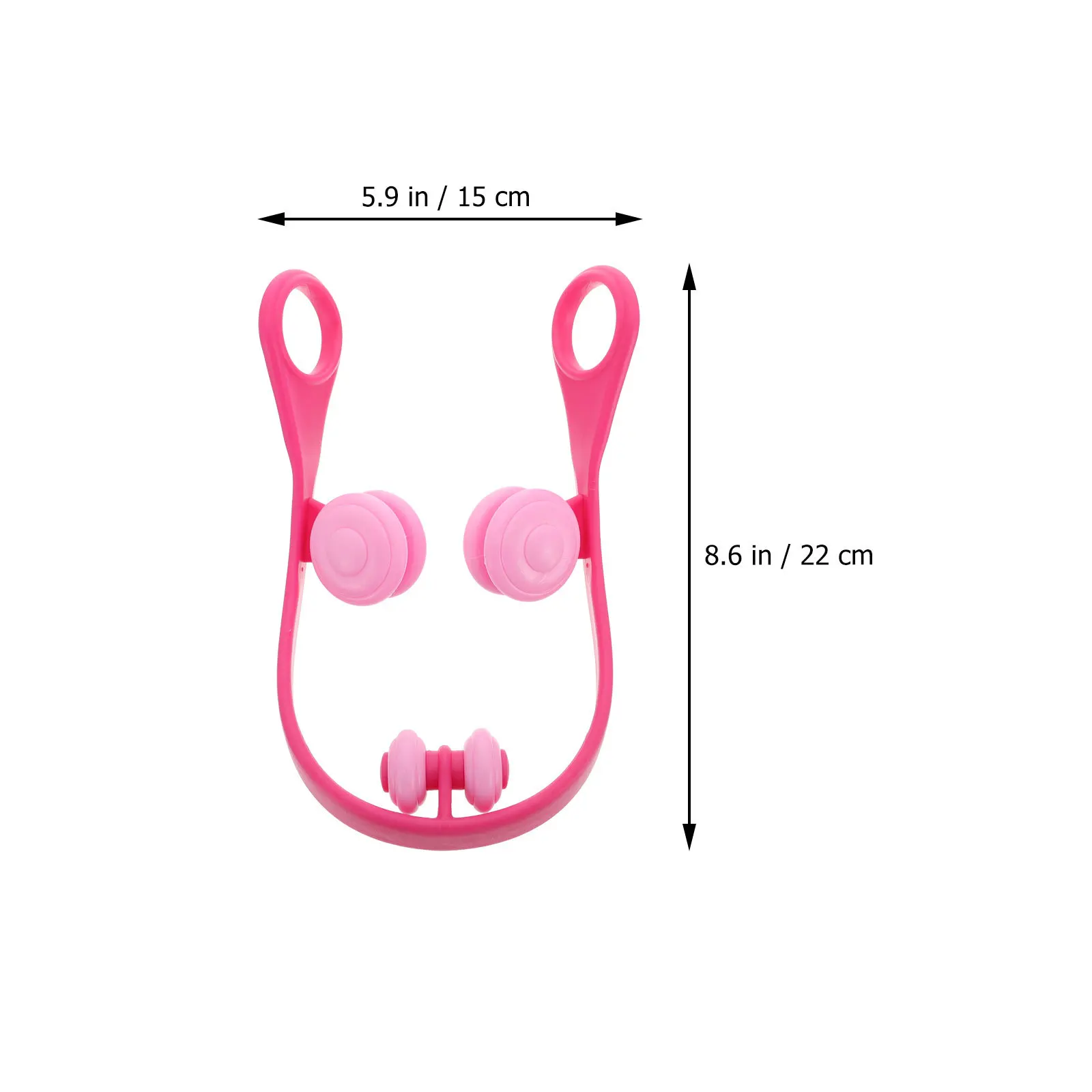 1 pz rosa gamba massaggio rullo strumento di rilassamento muscolare rompere nodi migliorare la circolazione sanguigna massaggiatore per l'affaticamento dei polpacci