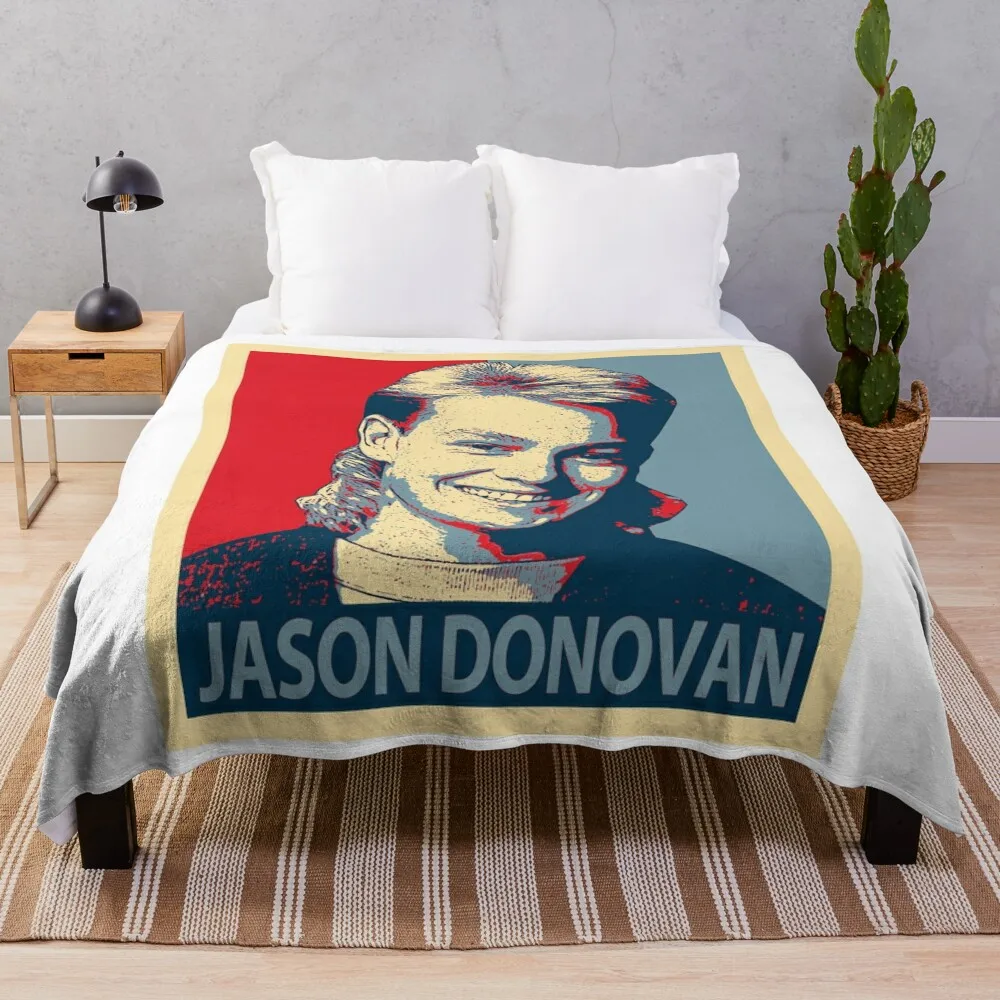 Jason Donovan Throw Blanket Sofa Flannel Blankets