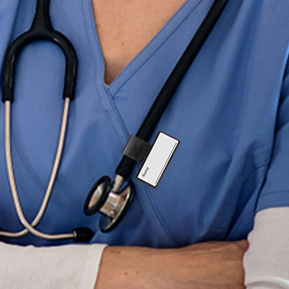 5pcs Stethoscope Blank Name Tags Stethoscope Identification Tag Stethoscope Name Sign Labels stethoscope name tag