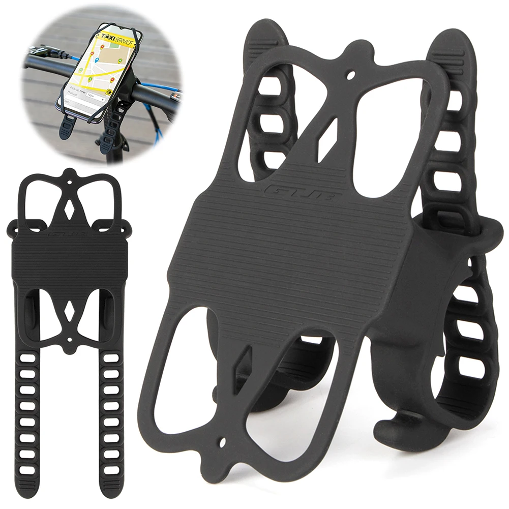 Suporte de silicone para bicicleta, suporte universal para guidão de bicicleta, suporte para celular para bicicleta, motocicleta, scooter, atv
