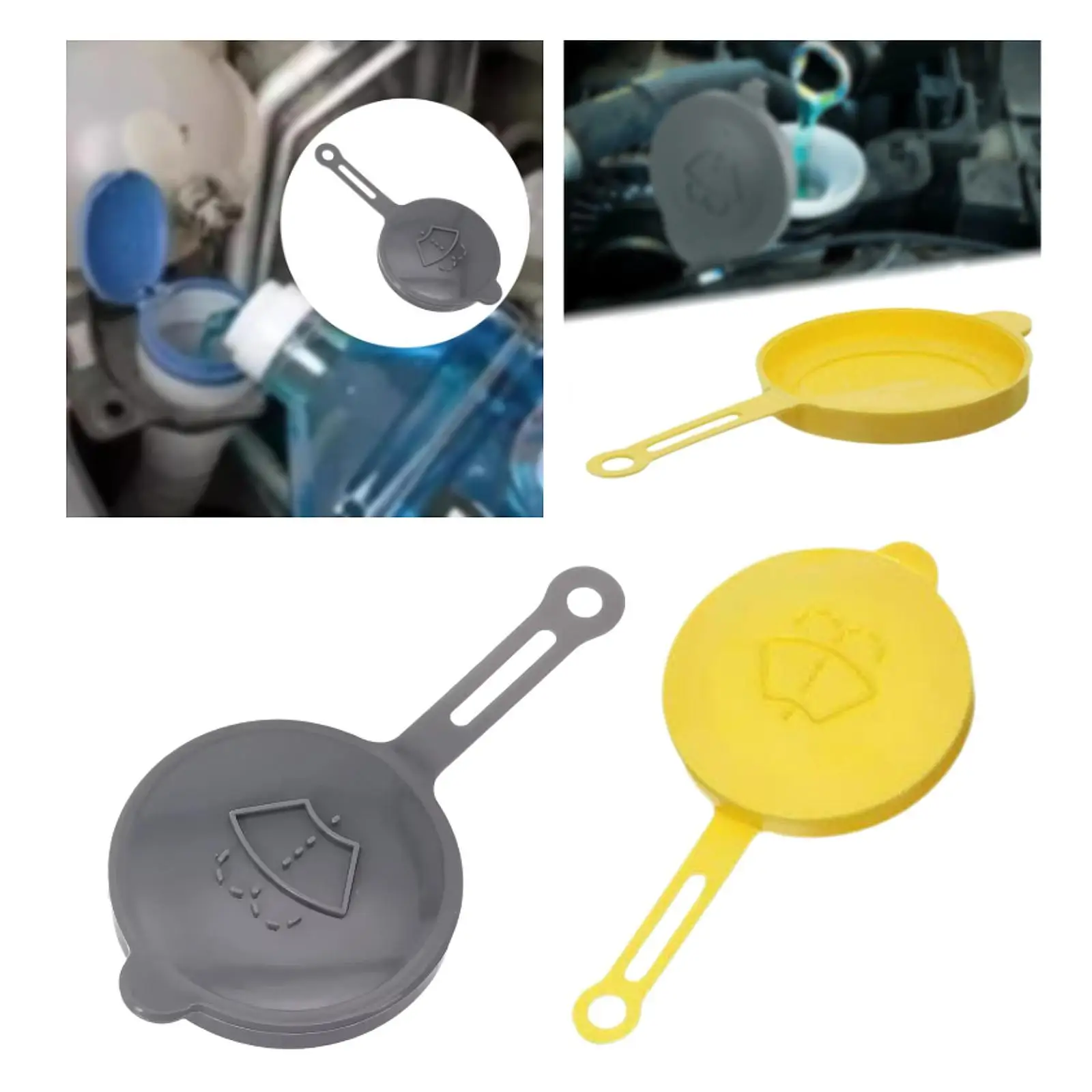 غطاء خزان غسالة الزجاج الأمامي Premium يستبدل نيسان تيتان 2004-2015