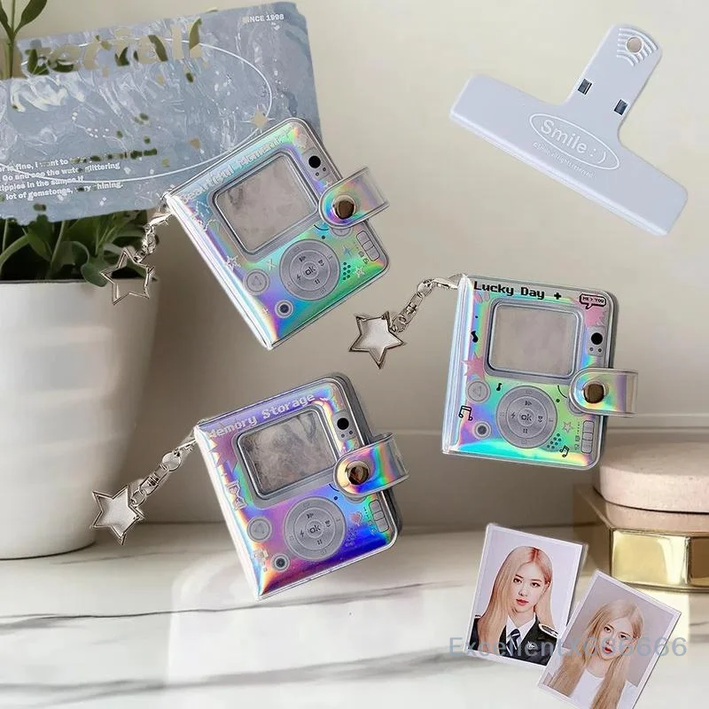 Photo Album Laser Miniature Truck Card Collector 3 Inches with Vibrant Color & Key Pendant