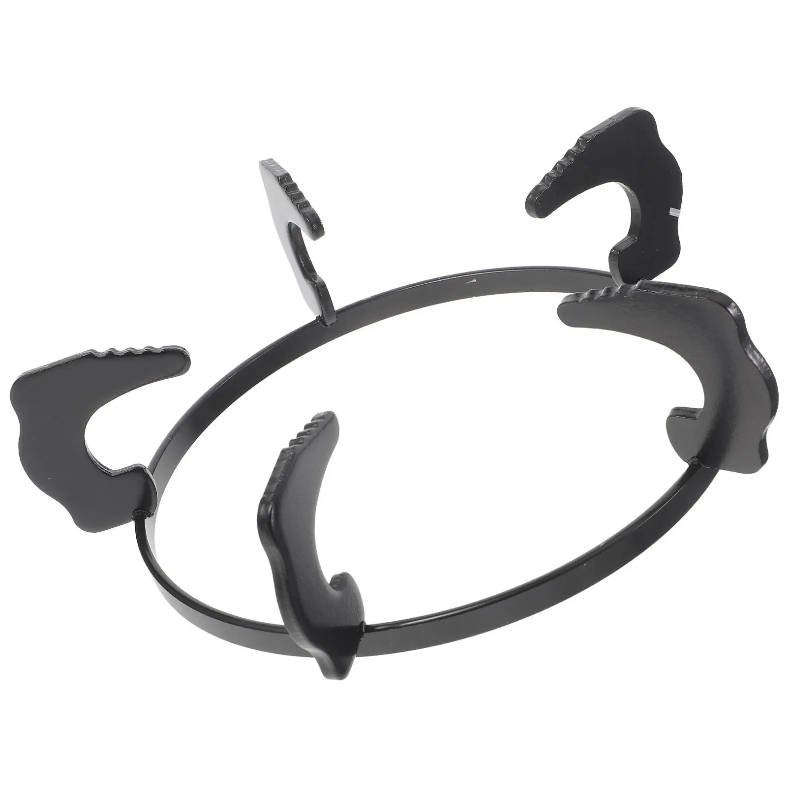 

Non slip Pot Rack Gas Stove Holder Kitchen Supply Wok Accessory Iron Cooker Cast Iron Material High Temperature Resistance Oil