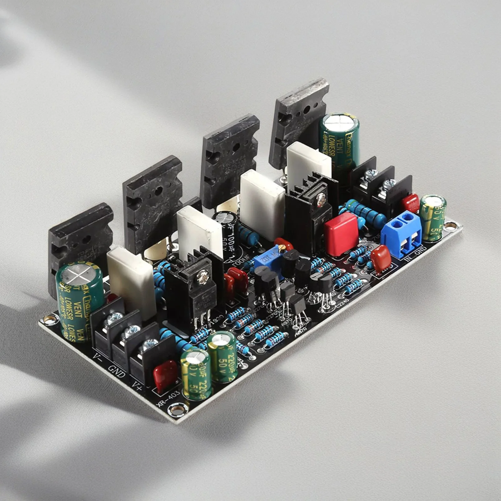 Плата моноусилителя мощности 200 Вт с транзисторами 2SA1943 + 2SC5200 для лампового предусилителя «сделай сам», комплект усилителя высокого качества с низким уровнем шума