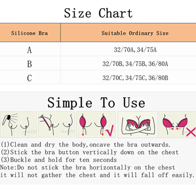 Adhesive Silicone Invisible Bra Sticky Strapless Sexy Backless Underwear With Transparent Strap Reusable Push Up Nipple Covers