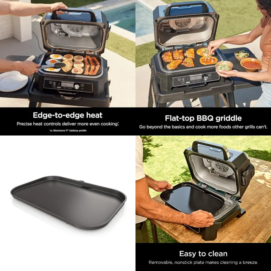 

XSKGRIDLXL Woodfire Premium Griddle Plate, Compatible with OG800 and OG900 Series, Direct, Edge-to-Edge Heat, Ceramic, Nonstick