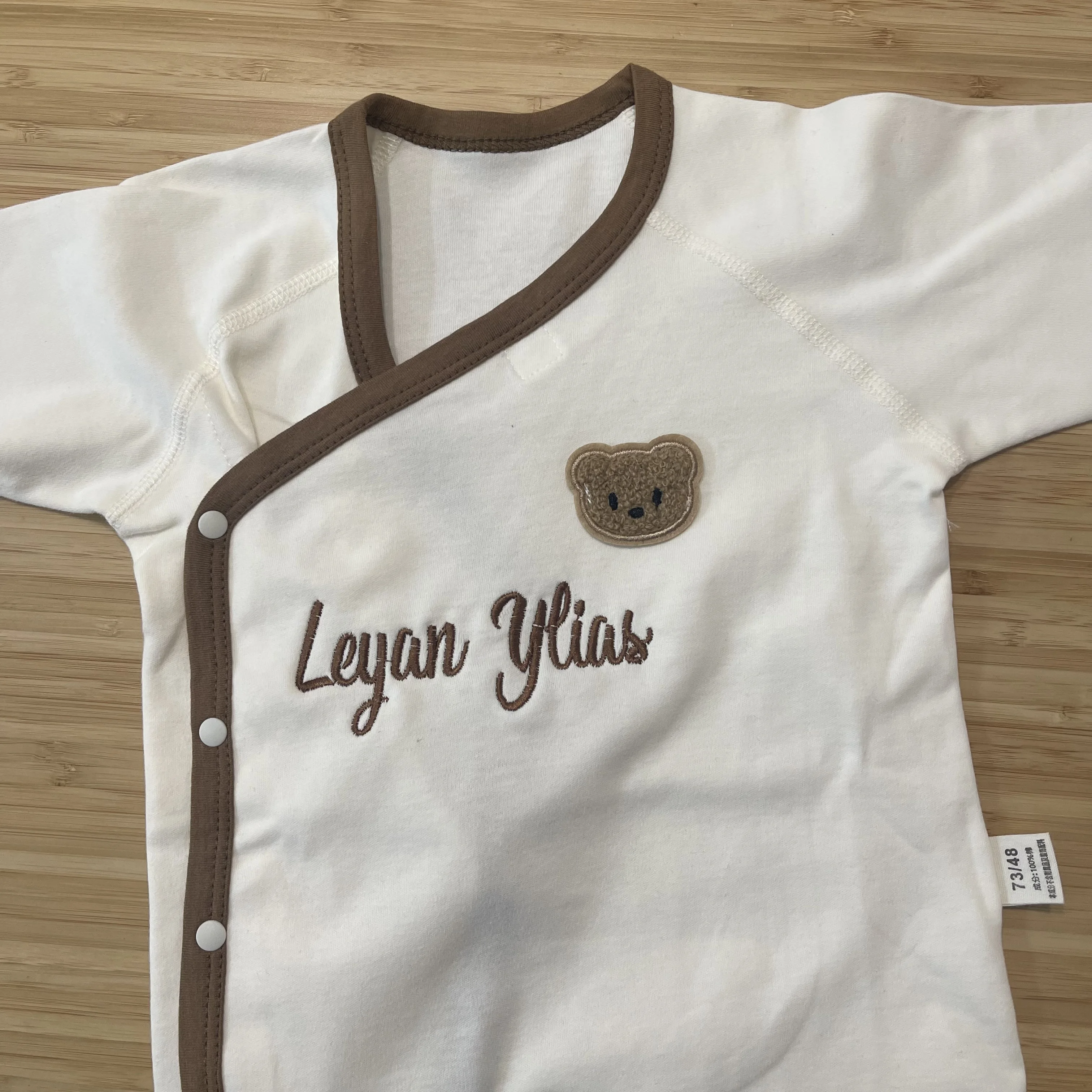 Ropa con nombre bordado personalizado para niños, Mono para bebés, suéter personalizado para fiesta de Baby Shower, trajes para gatear para niños