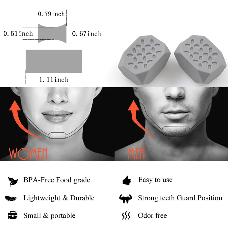 2 sztuk Jawline Exerciser szyi twarzy szczęki Exerciser dla mężczyzn i kobiet przyrząd do modelowania twarzy i podwójny podbródek Remover stracić