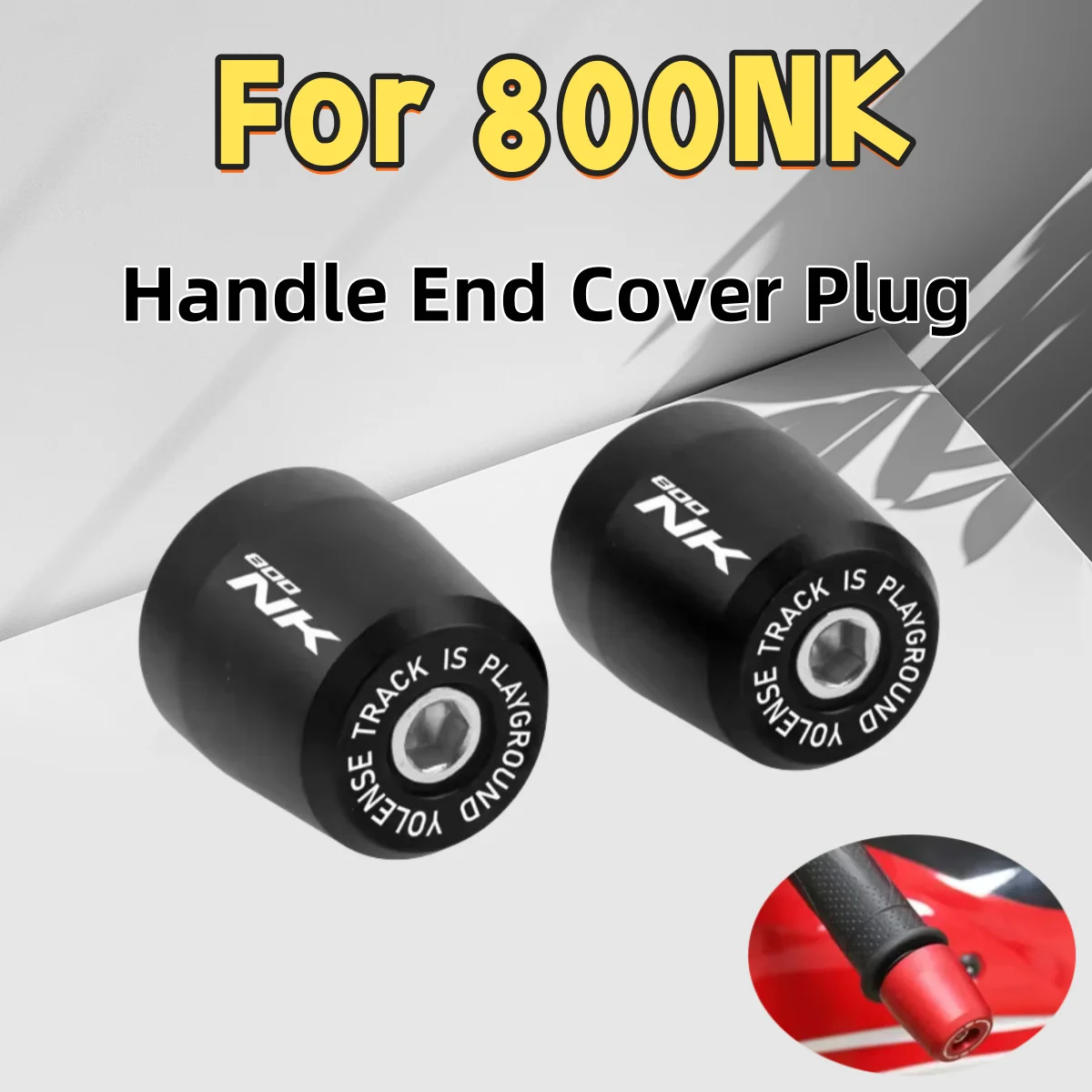 For 800NK 800 NK 2023 Motorcycle CNC Handle Bar End Handlebar Grips ends Sliders Cap Plug Slider Counterweight cover