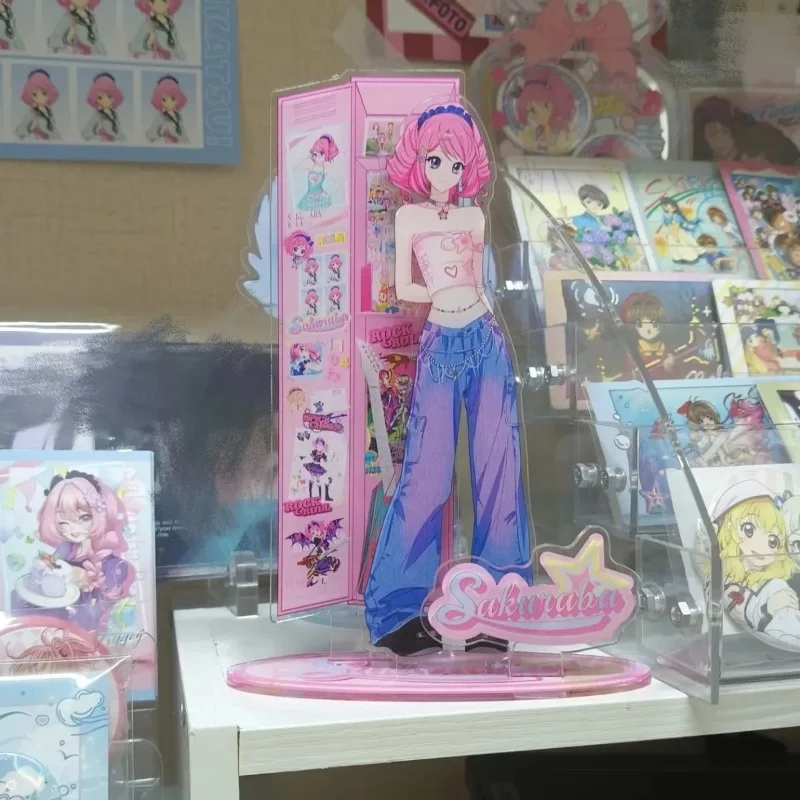 Hoshimiya Ichigo Acrylic Stand Figure Aikatsu！fashion Delicate Originality Modeling Room Desktop Ornament Decoration New Gifts