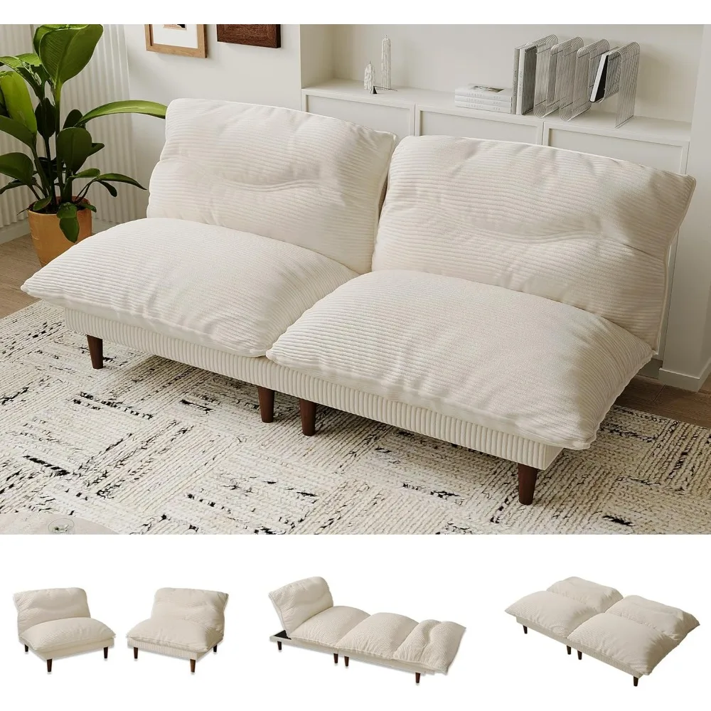 Futon Sofa Bed, 4 I…