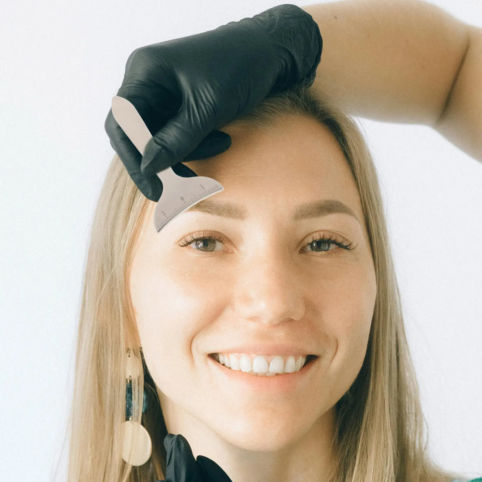 

Инструмент для измерения области вокруг глаз, прецизионная линейка для измерения глубины и ширины, для использования дома, в салоне, школе, многофункциональный, для измерения мешков под глазами и состояния кожи