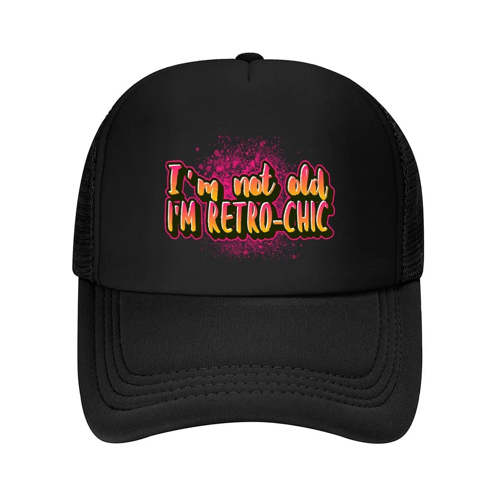 

I'm not old I'm retro-chic funny old people saying Baseball Cap Golf Hat Man Anime fashionable Hat Luxury Brand Woman Men's