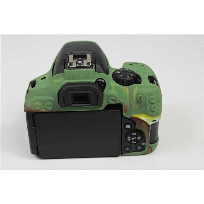 

Accessories Camera Bag For Canon EOS 850D silicone case, SLR camera 850D protective soft rubber case + free tempered film