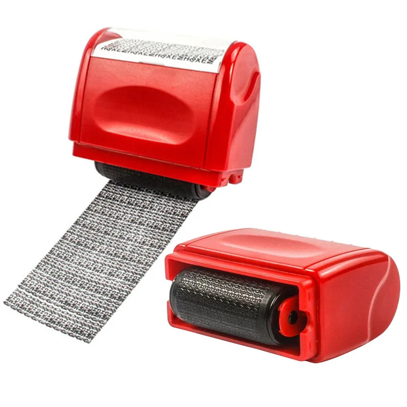 Identity Theft Protection Roller Stamp Guard Your ID Privacy Stamp Roller Security Confidential Data Information For Courier