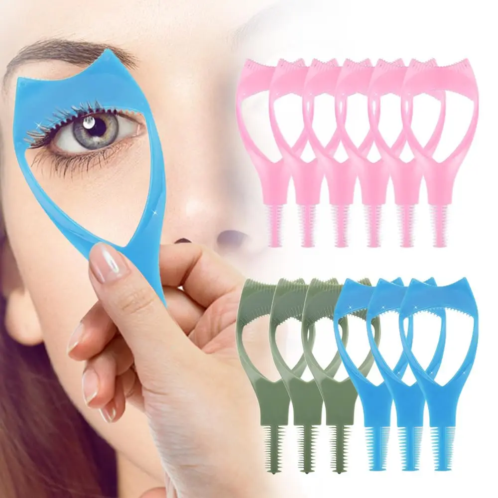 4/8/12PCS 3 in1 Eyelashes Tools Mascara Shield Applicator Guard Eyelash Mascara Guard Brush Tool Upper Lower Eye Lash Makeup