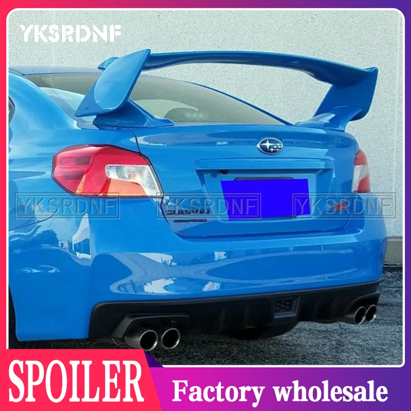 

2007 to 2016 For Subaru Impreza WRX STI Style Rear Trunk Spoiler High Quality ABS Material Car Rear Wing Primer Color spoiler