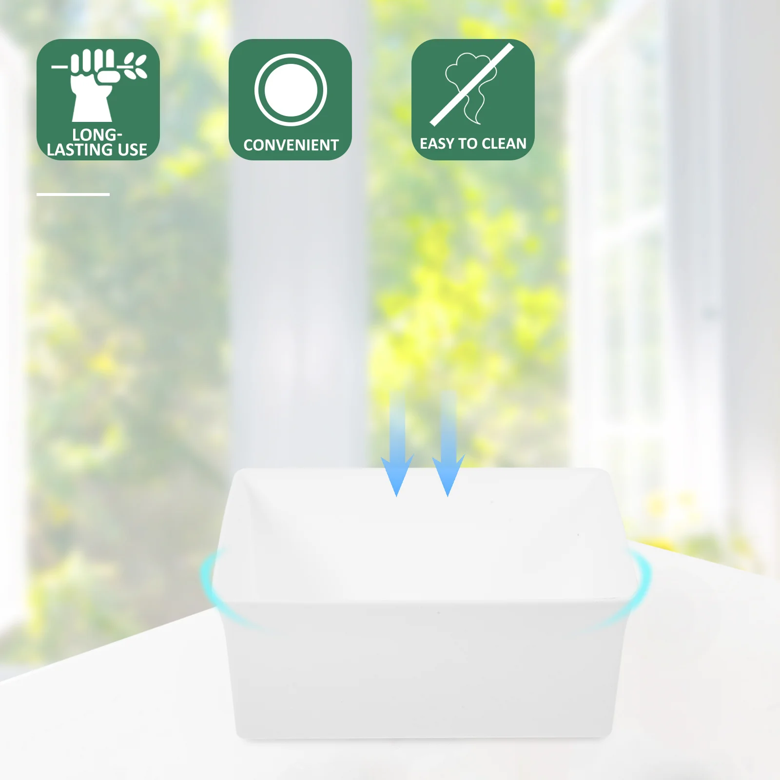 

Laundry Powder Container Sturdy Plastic Large Capacity Laundry Room Storage Box Multipurpose Holder Washing Powder Scent Beads