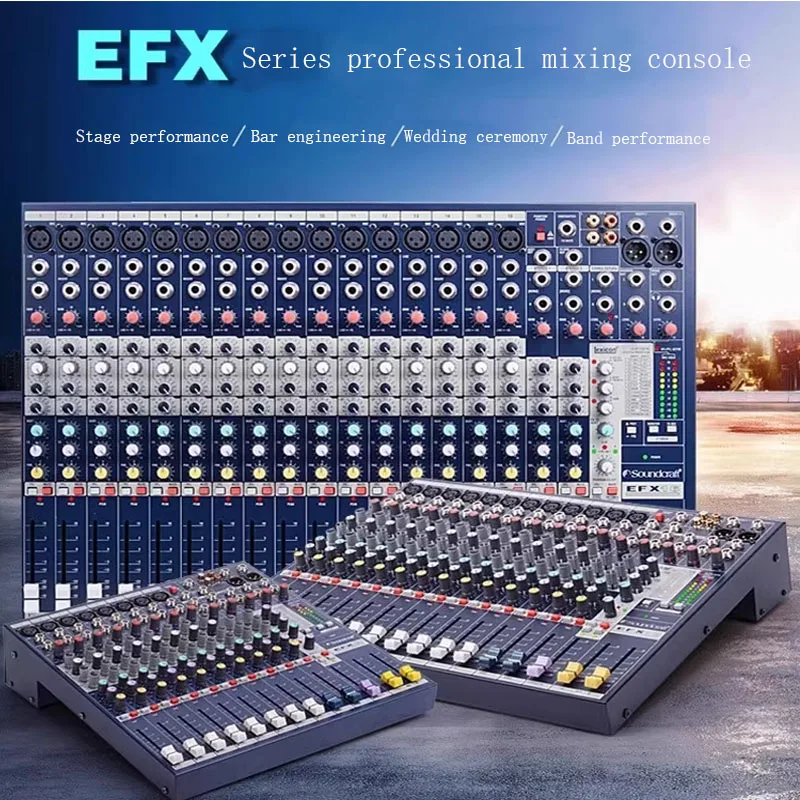 professional stage performance conference mixer soundcraft sound art efx8 efx12 efx16 efx20 estrada 01