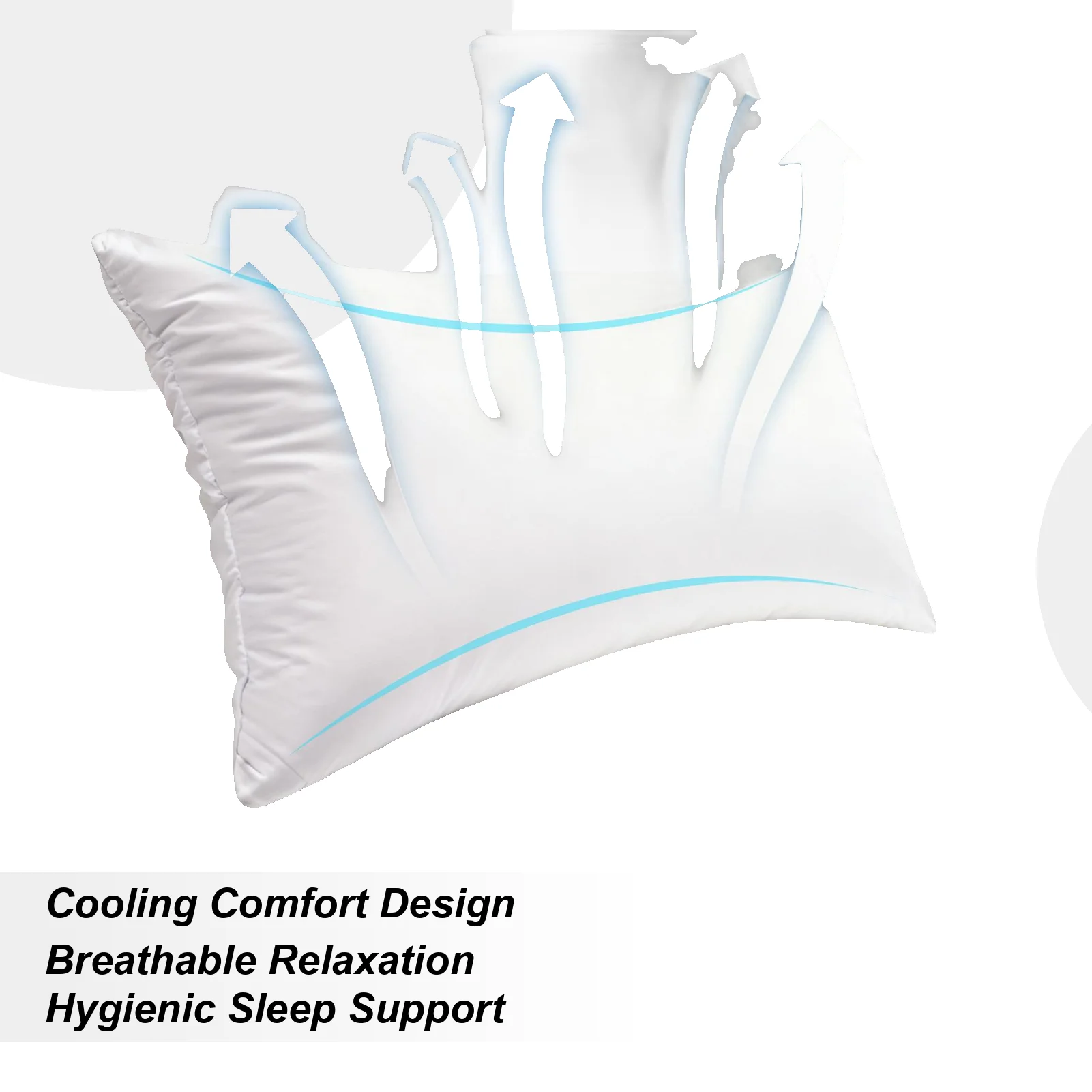 Anti Snoring Pillow For Men Soft Anti-Snoring Neck Cushion Sleeping Support Pillows For Men Women Boys Girls Youth Teens Wife
