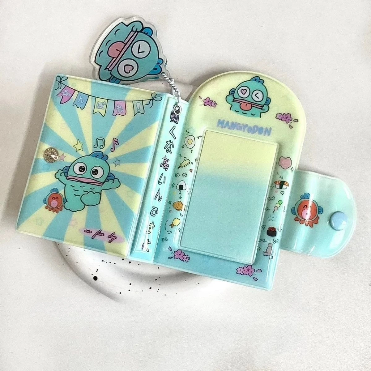 

Hangyodon Card Bag Originality Hollow Out Style Instant Camera Album Small Card Storage Bag New Fashion Delicate with Pendant