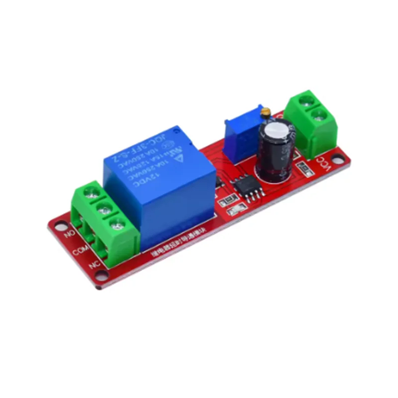 تيار مستمر 5 فولت 12 فولت تأخير الوقت التتابع NE555 الوقت التتابع درع توقيت التتابع الموقت التحكم التبديل مرحلات السيارة نبض الجيل دورة العمل 10S