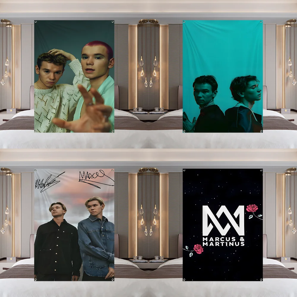 

M-Marcus And M-Martinus Flag Large Size Shop Art Promotion Advertising Booth Flag Hanging Banners