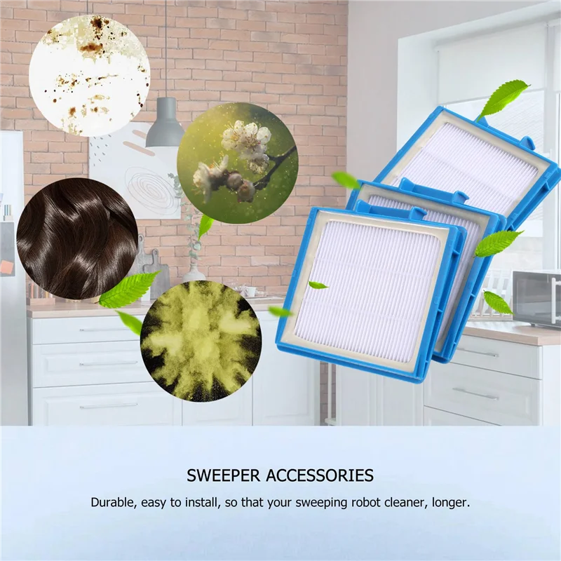 YCOC-جزء بديل لروبوت مكنسة كهربائية ذاتي فارغ Shark IQ، فرش جانبية، فرشاة مرشح رئيسية للمكنسة الكهربائية الروبوتية RV1000SEU
