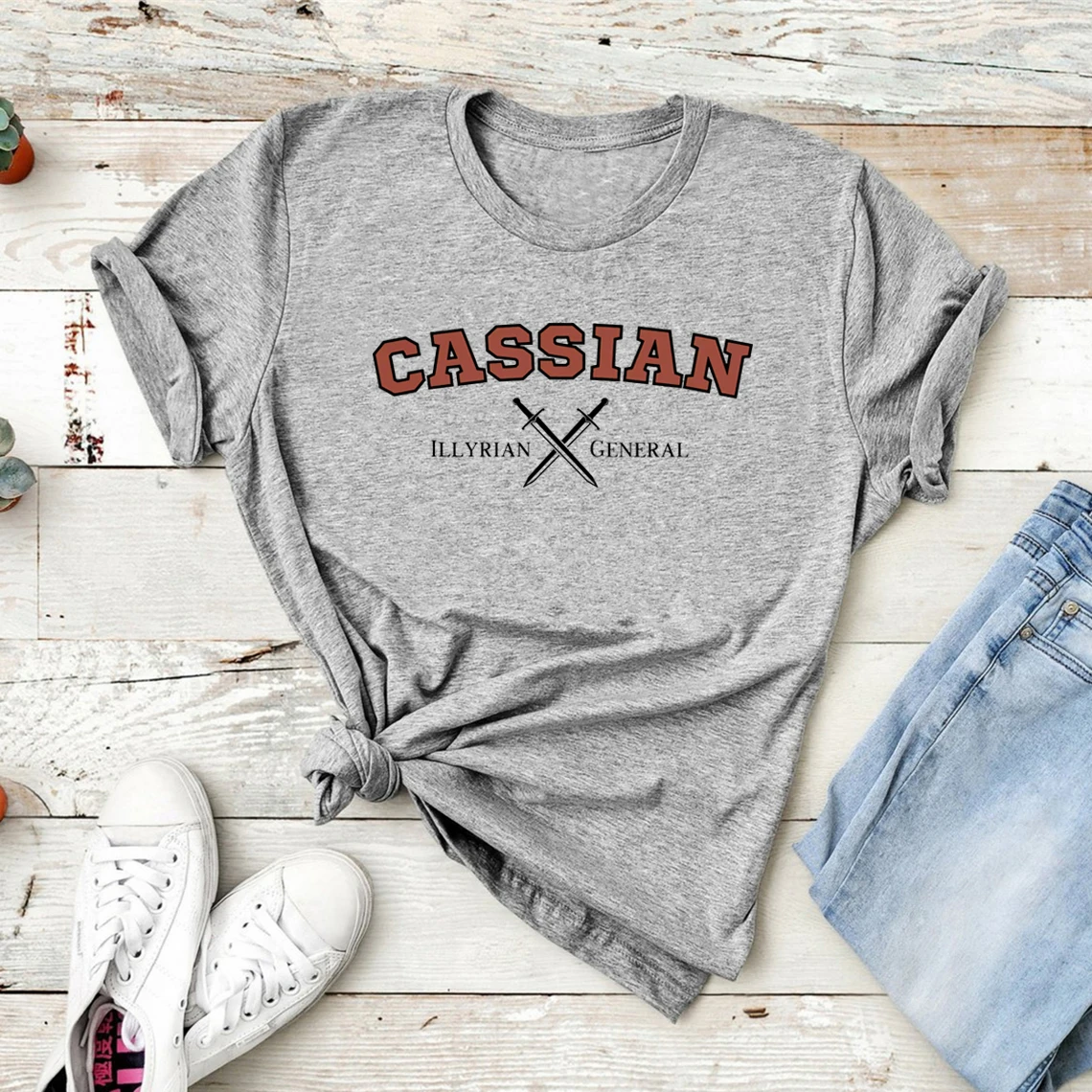 Cassian Lord of Bloodshed Tshirt SJM Merch Illyrian General Shirts Women T-shirts Short Sleeve Graphic Tees ACOTAR Merch Top