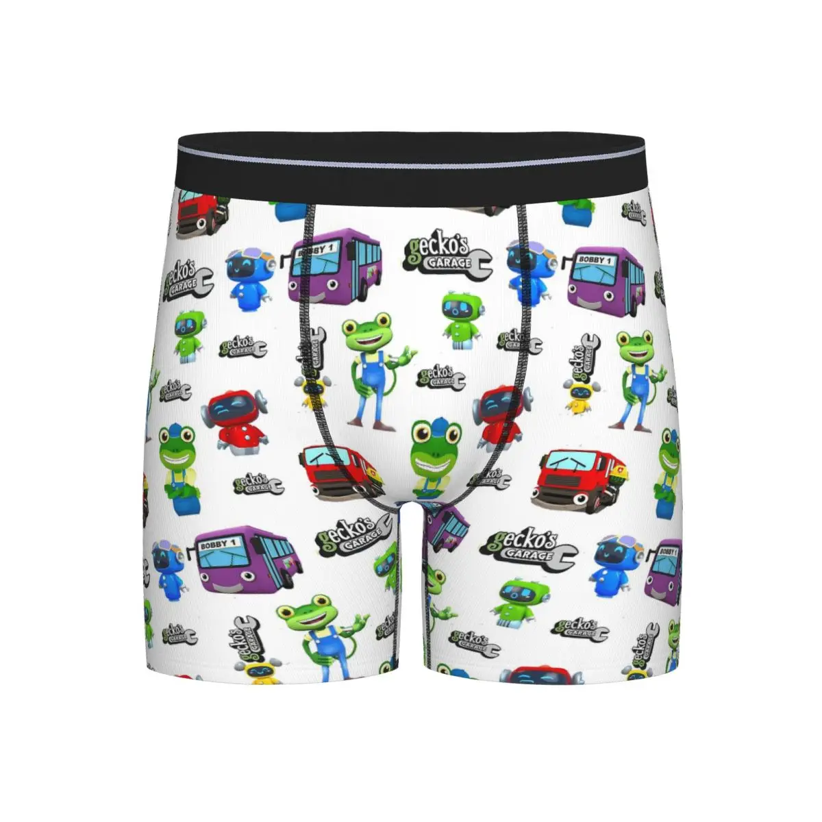 

Длинные трусы-боксеры, шорты, гаражные трусы Geckos, комплект 9 и 3, бесплатные трусики Gecko, мужское мягкое нижнее белье для мужчин, подарки бойфренду